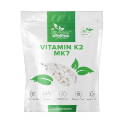 Raw Powders Vitaminas K2 (MK-7) (500 mcg 60 kapsulių) 